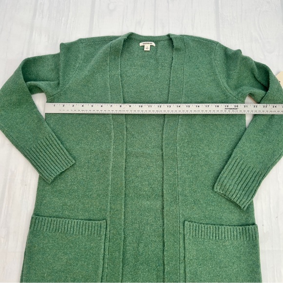 Goodthreads Women’s Boucle Cardigan Sweater Sage Green size S - Picture 6 of 12